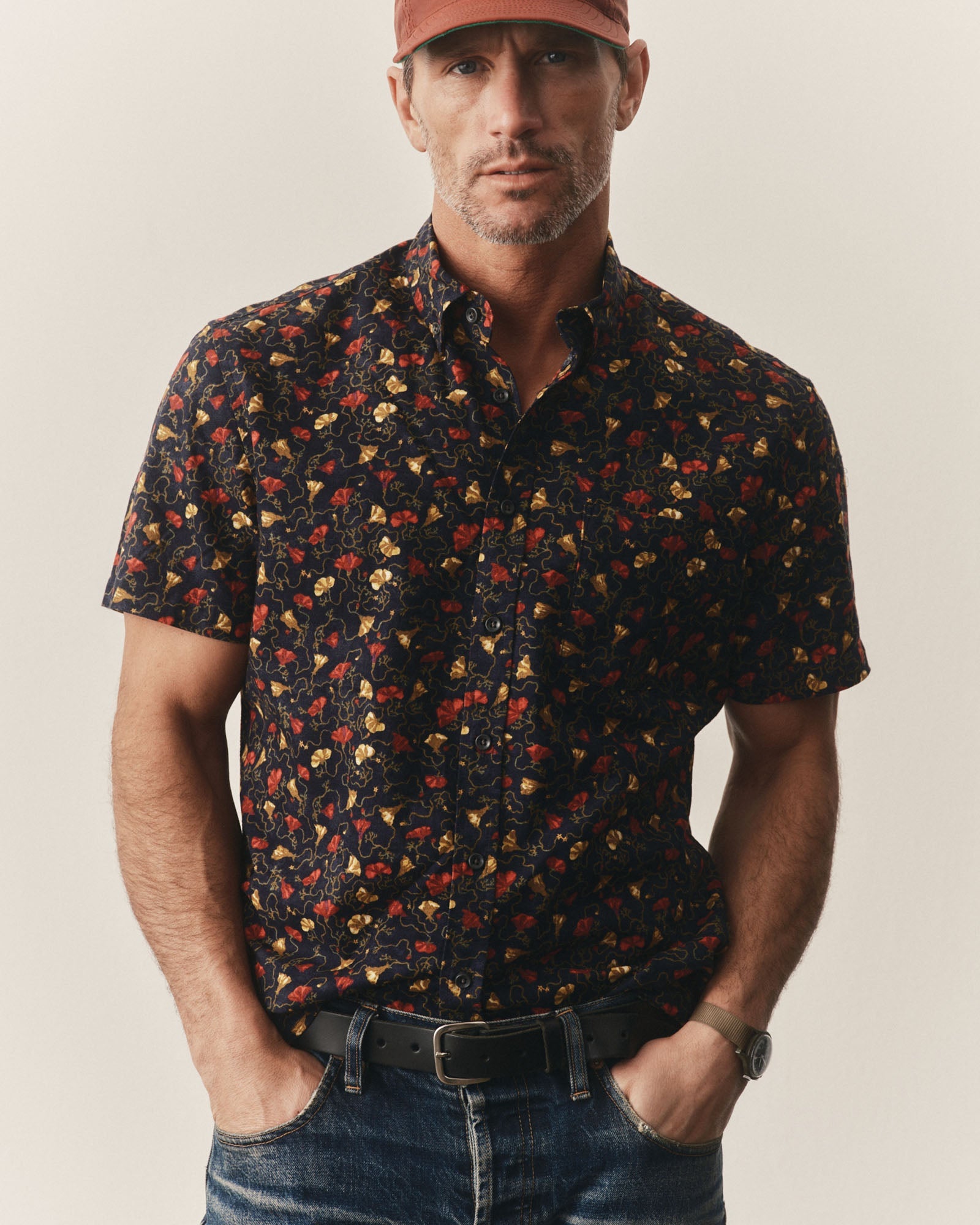 The Short Sleeve Jack in Vintage Bloom
