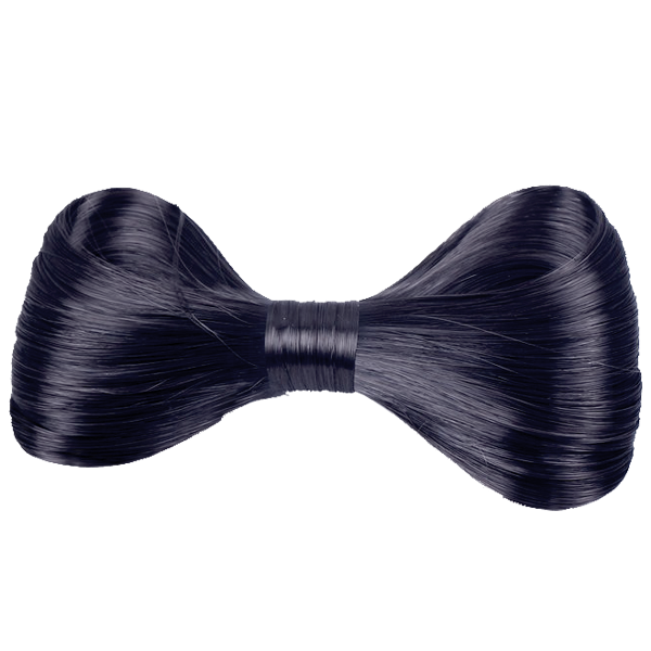 Bow Hair Extension Bowknot Black Comb Clip Fashion Hairpiece Party