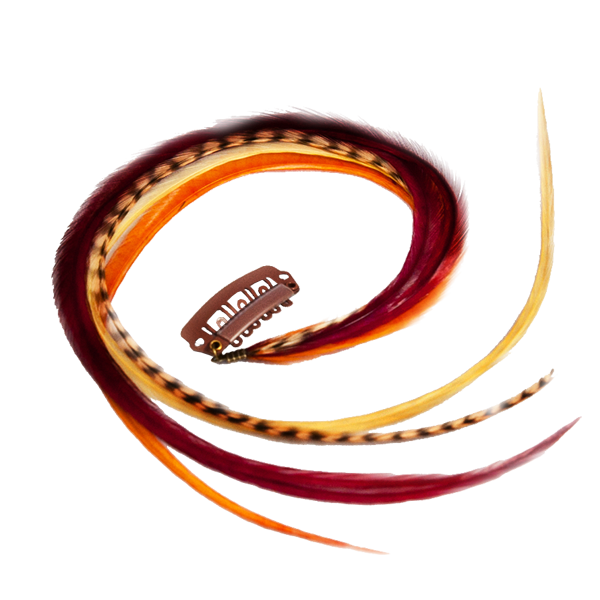 Fine Featherheads Autumn Quill Clips