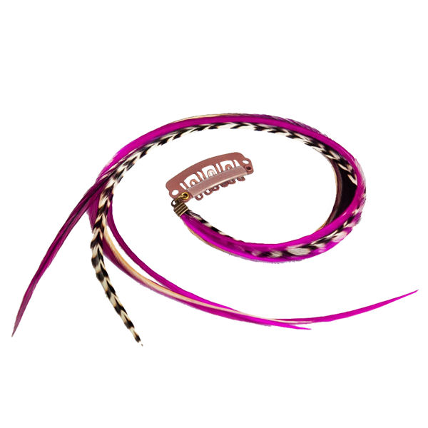 Fine Featherheads Lipstick Quill Clips