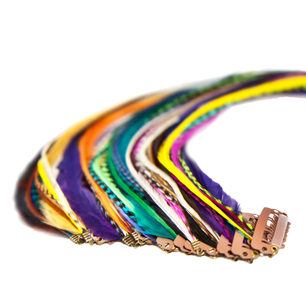 Fine Featherheads Lipstick Quill Clips